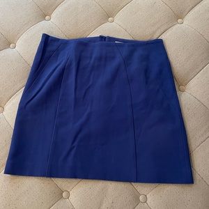 LOFT blue mini skirt